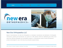 Tablet Screenshot of neweraortho.com